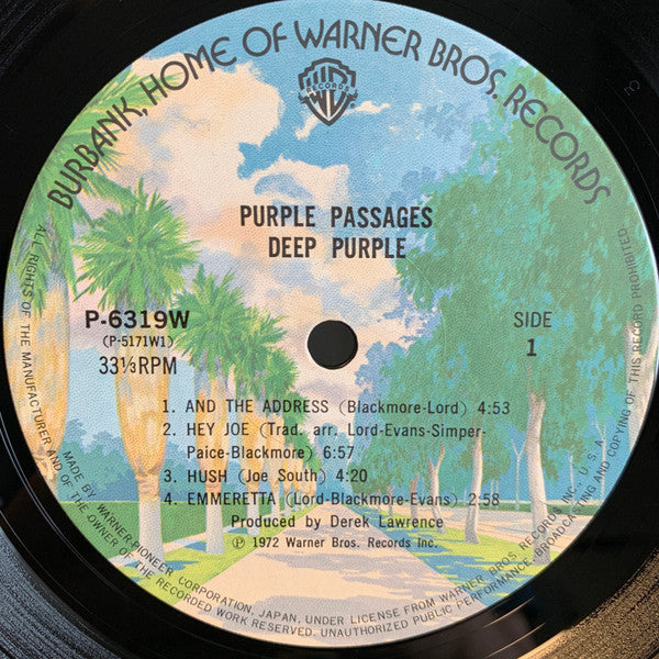 Deep Purple - Purple Passages = 紫の軌跡 (2xVinyl, LP, Compilation, Reissue, Stereo) Very Good Plus (VG+) / Very Good (VG)