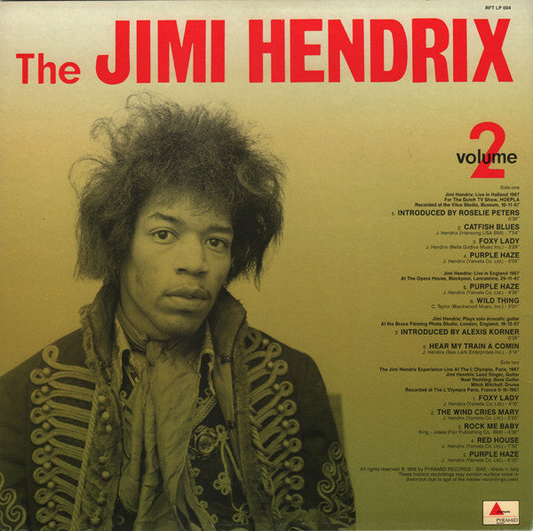 The Jimi Hendrix Experience - The Wild Man Of Pop Plays - Volume 2 (Vinyl, LP, Compilation, Unofficial Release) Very Good (VG) / Very Good Plus (VG+)
