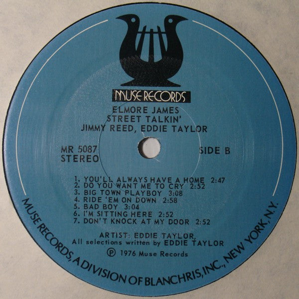 Elmore James - Street Talkin' (Vinyl, LP, Album, Compilation, Reissue, Stereo) Good Plus (G+) / Good Plus (G+)