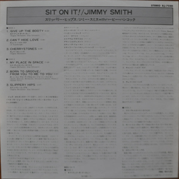 Jimmy Smith - Sit On It! (Vinyl, LP, Album, Stereo) Very Good Plus (VG+) / Very Good (VG)