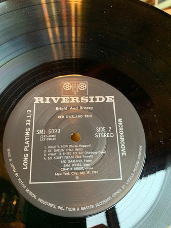 The Red Garland Trio - Bright And Breezy (Vinyl, LP, Album, Reissue...
