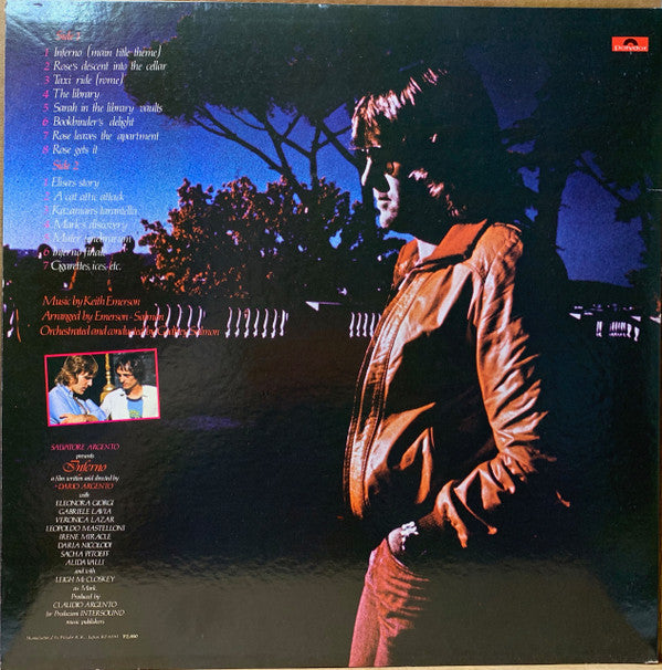 Keith Emerson - Inferno (Original Soundtrack) (Vinyl, LP, Album, Promo, Stereo) Very Good Plus (VG+) / Very Good (VG)
