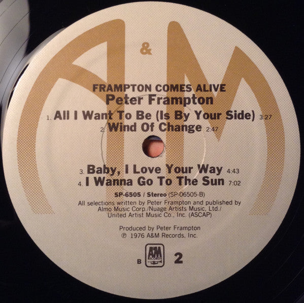 Peter Frampton - Frampton Comes Alive! (2xVinyl, LP, Album, Reissue) Good Plus (G+) / Very Good Plus (VG+)