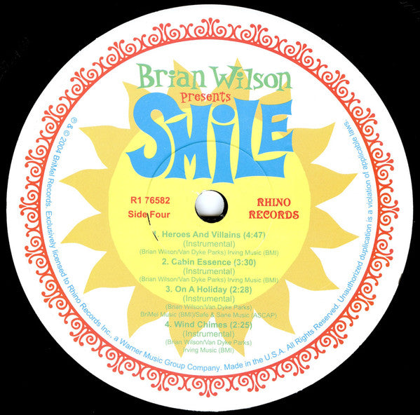 Brian Wilson - Brian Wilson Presents Smile (2xVinyl, LP, Album) Mint (M) / Mint (M)