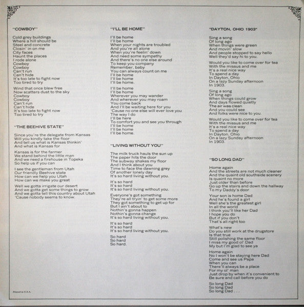 Harry Nilsson - Nilsson Sings Newman (Vinyl, LP, Album, Stereo) Very Good Plus (VG+) / Fair (F)