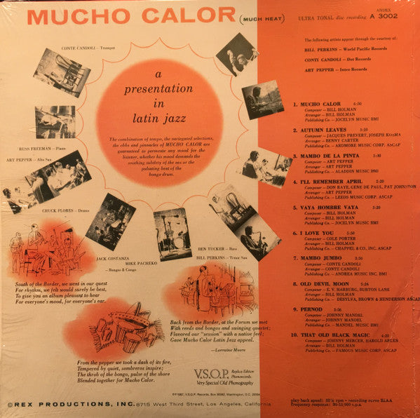 Conte Candoli - Mucho Calor (Much Heat) (Vinyl, LP, Album, Reissue)