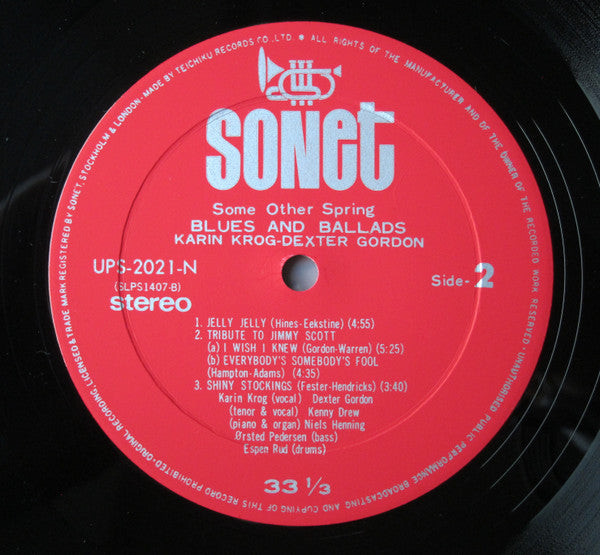 Karin Krog - Some Other Spring, Blues And Ballads (Vinyl, LP, Album)