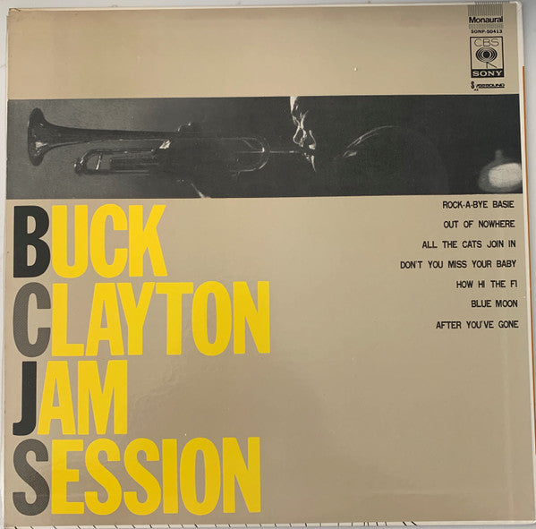 Buck Clayton - All The Cats Join In (A Buck Clayton Jam Session) (Vinyl, LP, Album, Mono) Very Good Plus (VG+) / Very Good Plus (VG+)