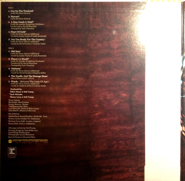 Neil Young - Harvest (Vinyl, LP, Album, Reissue, Stereo)