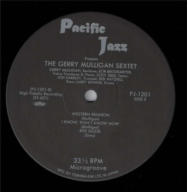 Gerry Mulligan - California Concerts (Vinyl, LP, Album, Reissue, Mono)