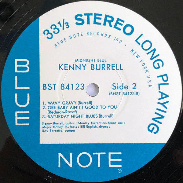 Kenny Burrell - Midnight Blue (Vinyl, LP, Album, Limited Edition, R...