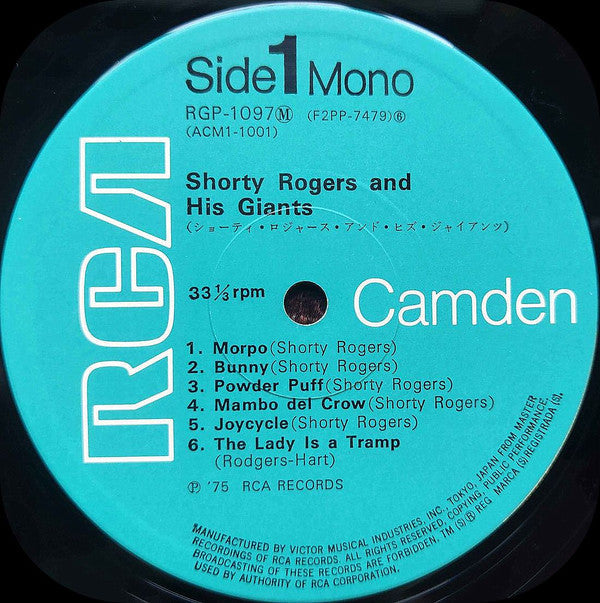 Shorty Rogers And His Giants - Shorty Rogers And His Giants (Vinyl,...