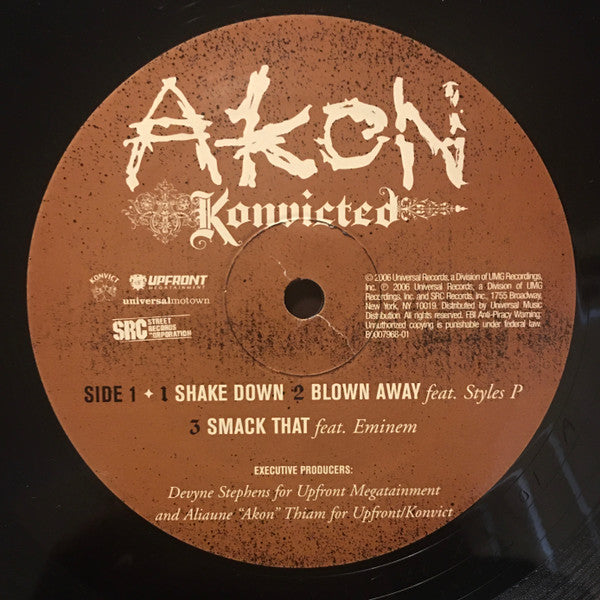 Akon - Konvicted (2xVinyl, LP, Album) Good Plus (G+) / Good Plus (G+)