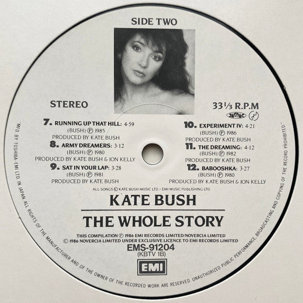 Kate Bush - The Whole Story (Vinyl, LP, Compilation)