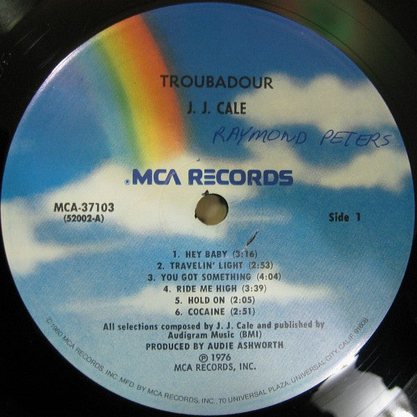 JJ Cale - Troubadour (Vinyl, LP, Album, Reissue) Good Plus (G+) / Good Plus (G+)