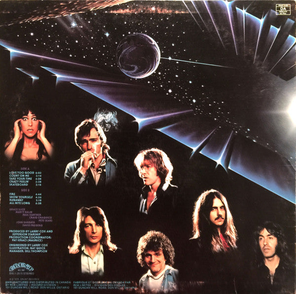 Jefferson Starship - Earth (Vinyl, LP, Album, Stereo) Very Good (VG) / Very Good (VG)