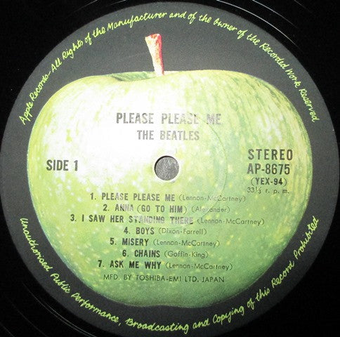 The Beatles - Please Please Me (Vinyl, LP, Album, Reissue, Stereo)