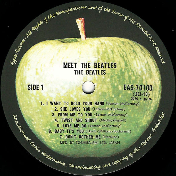The Beatles - Meet The Beatles! = ビートルズ！ (Vinyl, LP, Album, Mono, R...