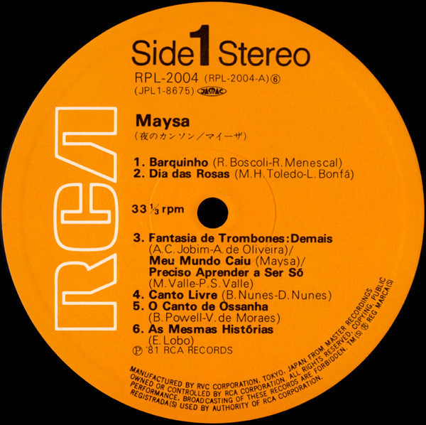 Maysa Matarazzo - Maysa (Vinyl, LP, Compilation) Very Good Plus (VG+) / Very Good Plus (VG+)