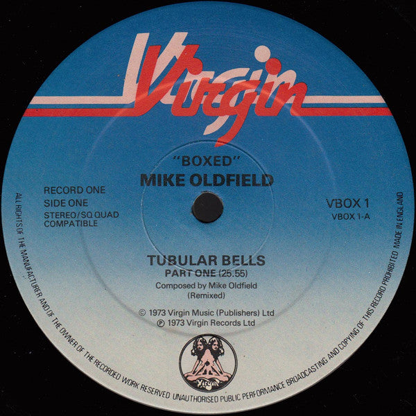 Mike Oldfield - Boxed (Box Set, Vinyl, Vinyl, Vinyl, Vinyl, Compilation, Reissue, LP, Album, Quadraphonic, LP, Album, Quadraphonic, LP, Album, Quadraphonic, LP, Compilation, Quadraphonic) Very Good (VG) / Good (G)