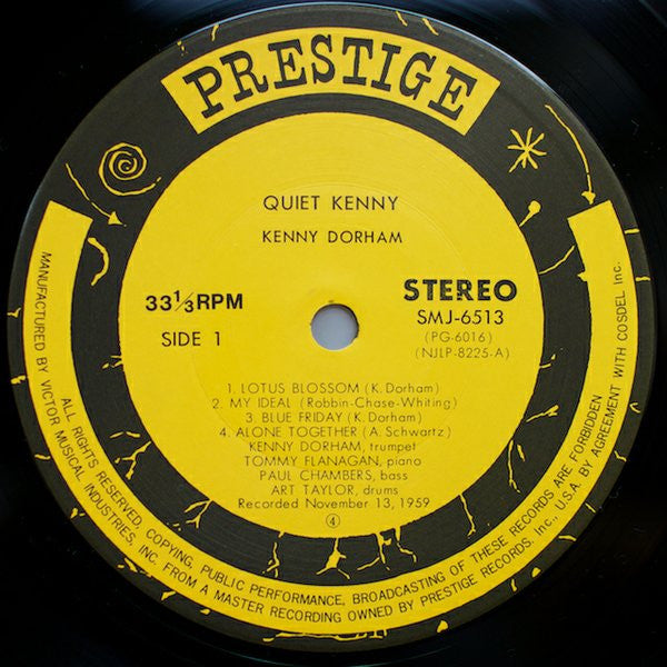 Kenny Dorham - Quiet Kenny (Vinyl, LP, Album, Reissue, Stereo)