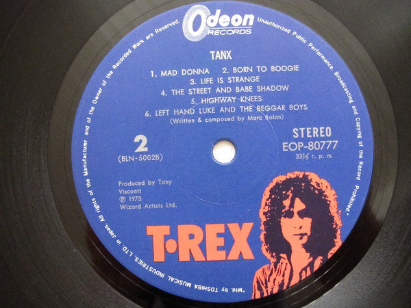 T. Rex - Tanx (Vinyl, LP, Album, Stereo)