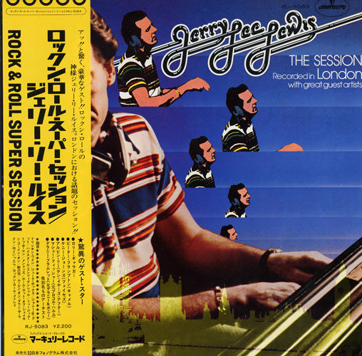 Jerry Lee Lewis - The Session Recorded In London With Great Guest Artists (Rock & Roll Super Session) (Vinyl, LP, Album) Very Good Plus (VG+) / Very Good Plus (VG+)