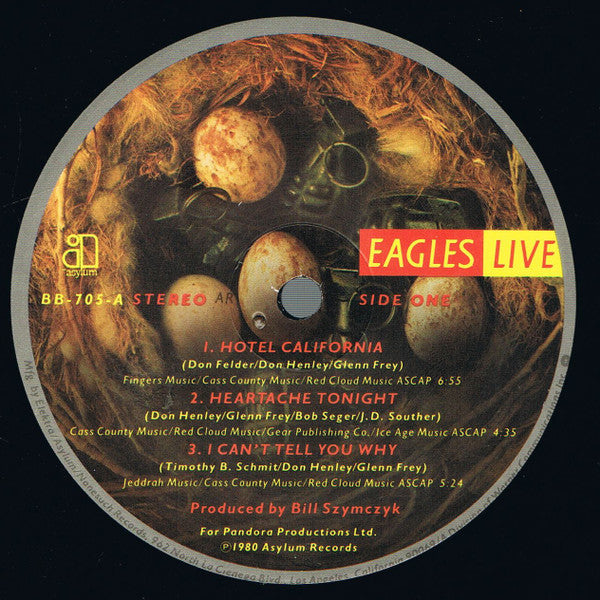 Eagles - Eagles Live (Vinyl, LP, Album, Stereo)