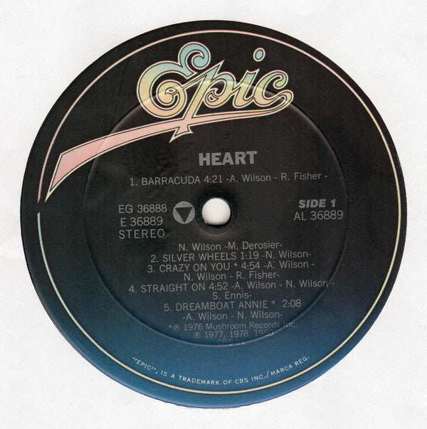 Heart - Greatest Hits / Live (2xVinyl, LP, Compilation, Reissue, Stereo) Very Good (VG) / Very Good (VG)