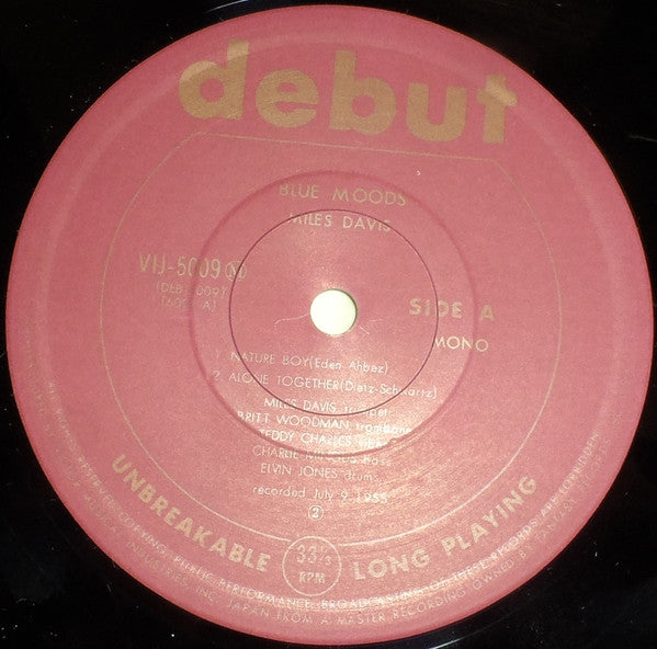 Miles Davis - Blue Moods (Vinyl, LP, Album, Limited Edition, Reissu...