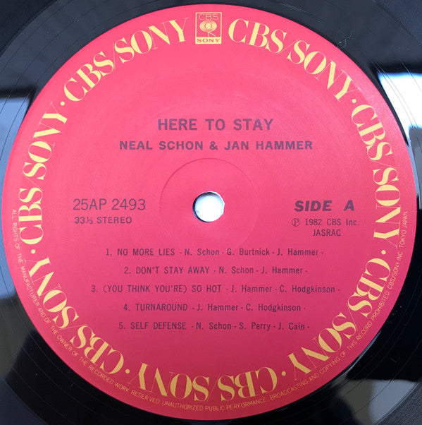 Schon & Hammer - Here To Stay (Vinyl, LP, Album)