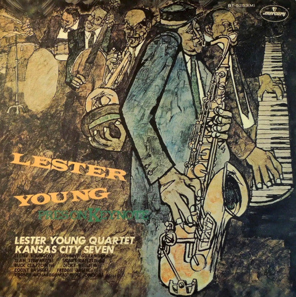 Lester Young - Pres On Keynote (Vinyl, LP, Compilation) Very Good Plus (VG+) / Very Good (VG)