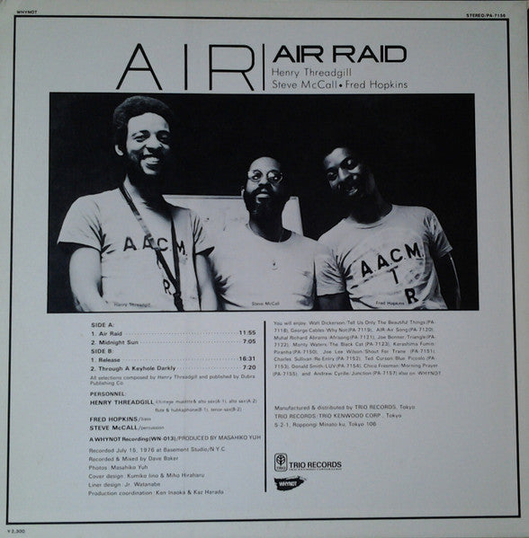 Air (4) - Air Raid (Vinyl, LP, Album, Promo) Near Mint (NM or M-) / Good (G)