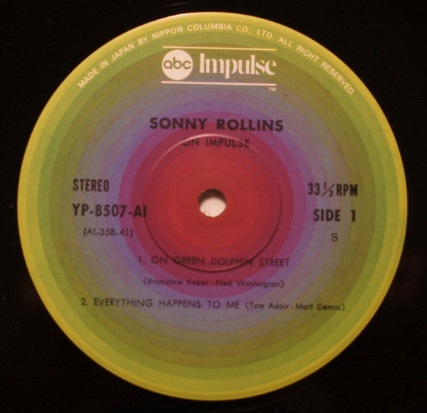 Sonny Rollins - On Impulse! (Vinyl, LP, Album, Reissue, Stereo)
