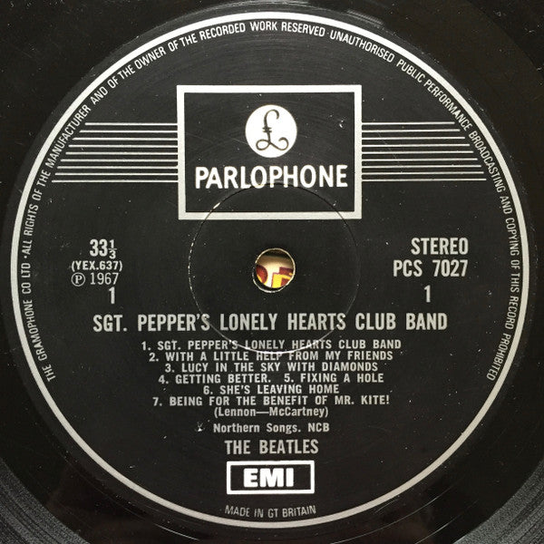 The Beatles - Sgt. Pepper's Lonely Hearts Club Band (Vinyl, LP, Album, Repress, Stereo) Very Good Plus (VG+) / Very Good (VG)