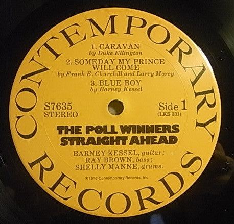 The Poll Winners - Straight Ahead (Vinyl, LP, Album) Very Good Plus (VG+) / Very Good Plus (VG+)