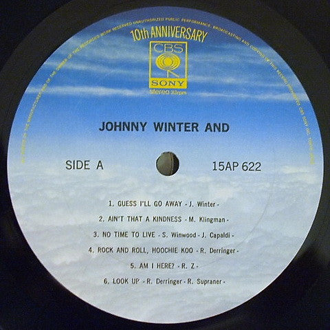 Johnny Winter And - Johnny Winter And (Vinyl, LP, Album, Limited Ed...