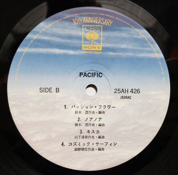 Haruomi Hosono - Pacific (Vinyl, LP, Album) Near Mint (NM or M-) / Near Mint (NM or M-)