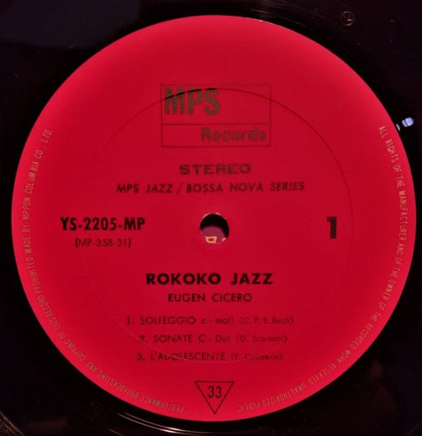Eugen Cicero - Rokoko-Jazz (Vinyl, LP, Reissue)