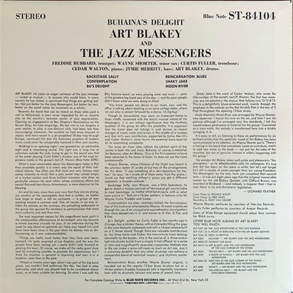 Art Blakey & The Jazz Messengers - Buhaina's Delight (Vinyl, LP, Al...