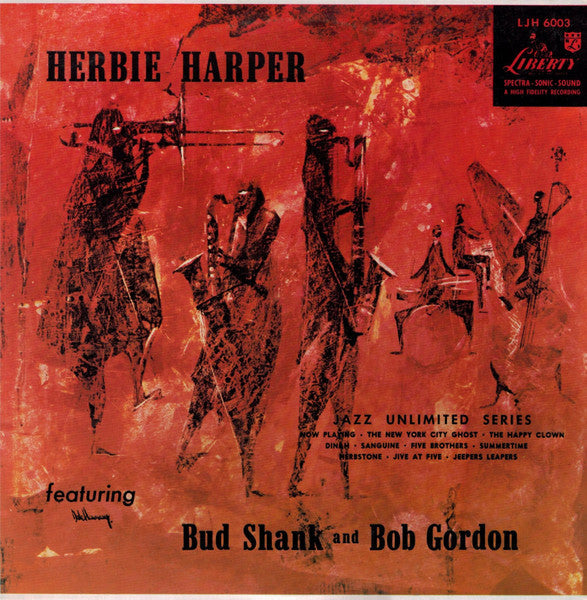 Herb Harper - Herbie Harper Featuring Bud Shank And Bob Gordon (Vinyl, LP, Album, Reissue) Very Good (VG) / Good (G)