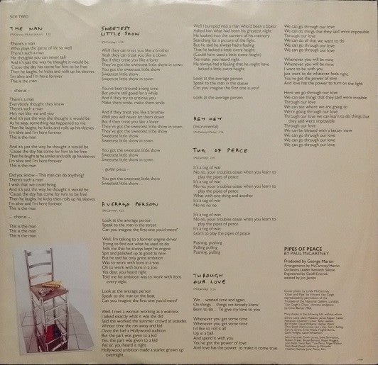 Paul McCartney - Pipes Of Peace (Vinyl, LP, Album, Stereo)