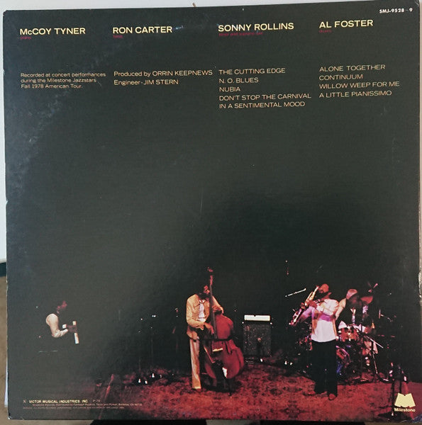 Sonny Rollins - Milestone Jazzstars In Concert (Vinyl, LP, Album)