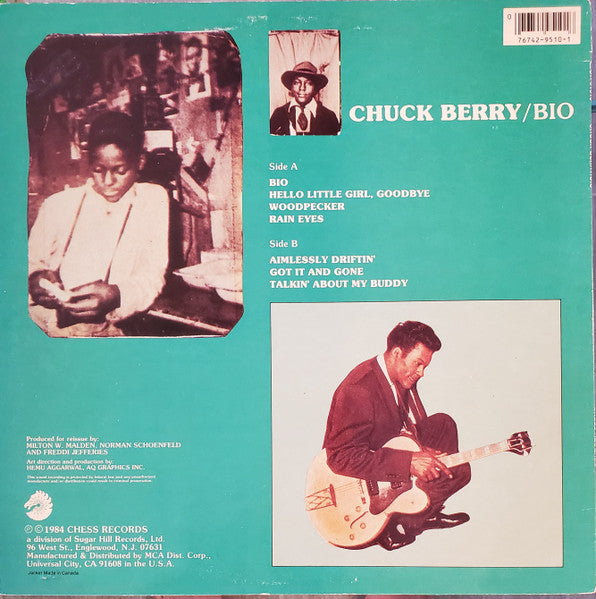 Chuck Berry - Bio (Vinyl, LP, Album, Reissue) Very Good (VG) / Very Good (VG)