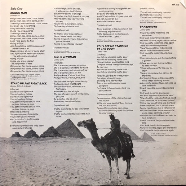 Jimmy Cliff - Give Thankx (Vinyl, LP, Album, Reissue) Very Good (VG) / Good Plus (G+)