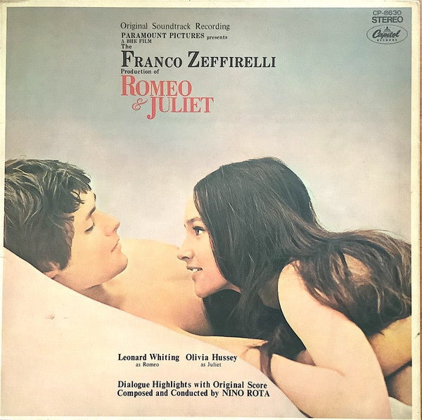 Nino Rota - ロミオとジュリエット = Romeo & Juliet (Vinyl, LP, Album, Stereo) Very Good (VG) / Good (G)