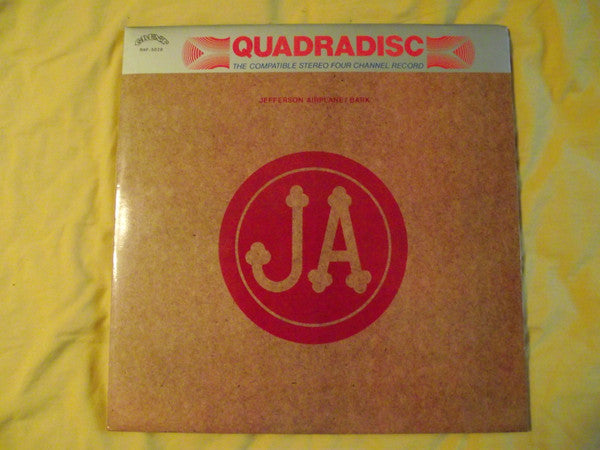Jefferson Airplane - Bark (Vinyl, LP, Album, Quadraphonic) Very Good (VG) / Very Good Plus (VG+)