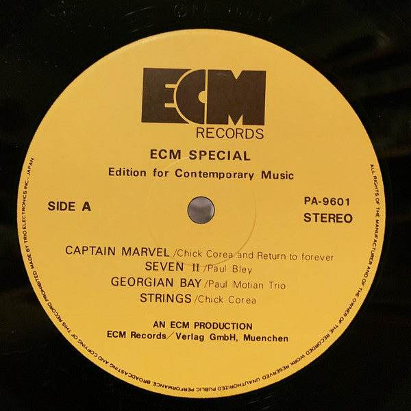 Various - ECM Special (Edition For Contemporary Music) (Vinyl, LP, ...