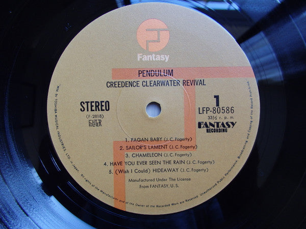 Creedence Clearwater Revival - Pendulum (Vinyl, LP, Album, Reissue) Very Good Plus (VG+) / Very Good Plus (VG+)