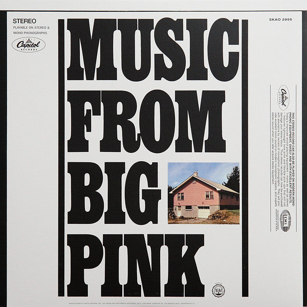 The Band - Music From Big Pink (Vinyl, LP, Album, Limited Edition, Reissue, Stereo) Very Good Plus (VG+) / Near Mint (NM or M-)